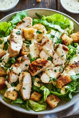 Best Chicken Caesar Salad with Homemade Croutons