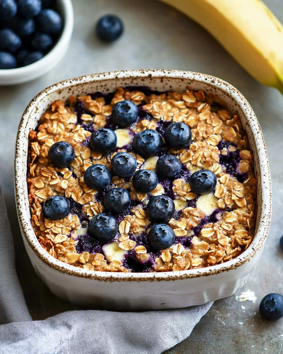 Blueberry Baked Oatmeal