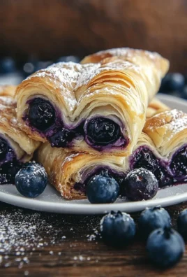 Blueberry Cream Cheese Puff Pastry