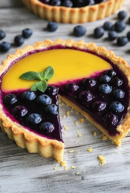 Blueberry–Lemon Curd Tart
