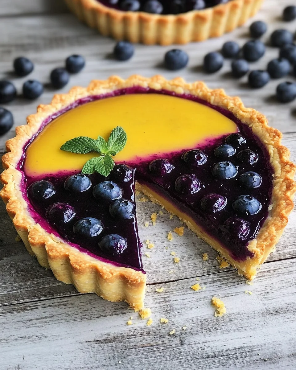 Blueberry&ndash;Lemon Curd Tart