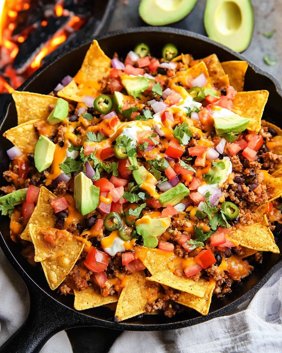 Campfire Grilled Nachos 23 Campfire