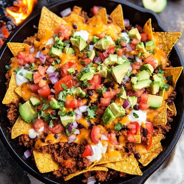 Campfire Grilled Nachos