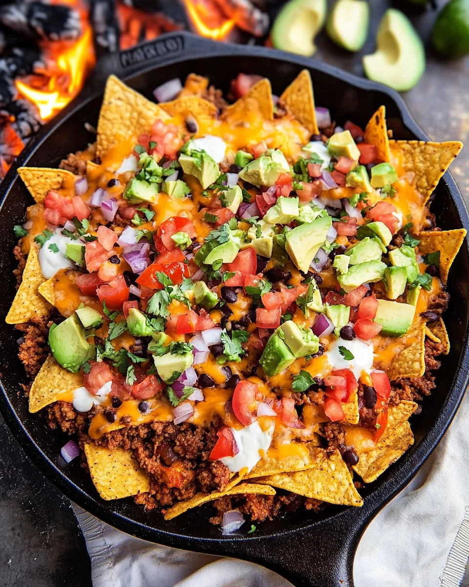 Campfire Grilled Nachos 25 Campfire Grilled Nachos