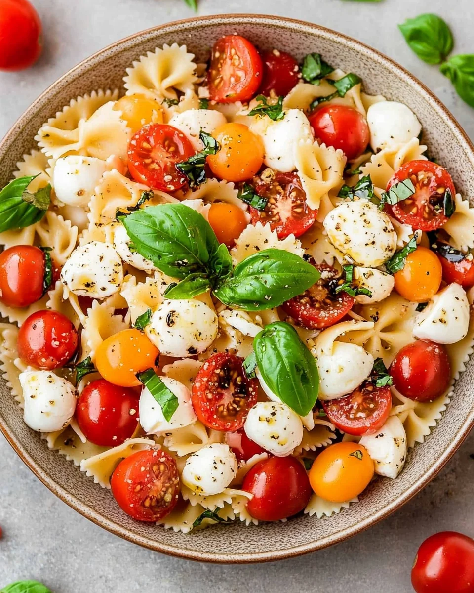Caprese Pasta Salad Recipe 19 Caprese