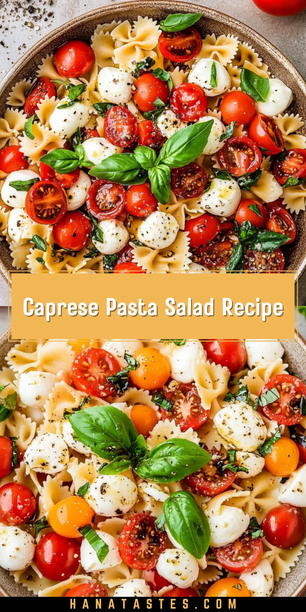 Caprese Pasta Salad Recipe 18 Pinterest Hidden Image
