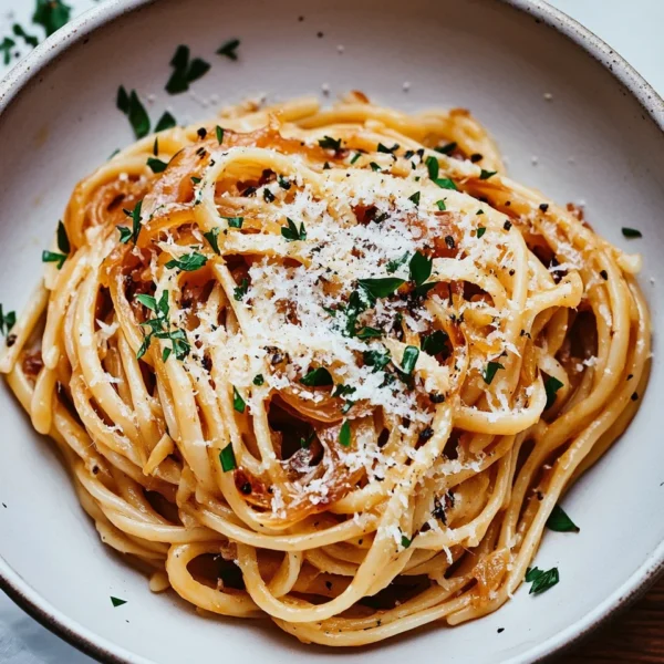 Caramelized Onion Pasta with Chili Oil: A Sweet and Spicy Flavor Bomb