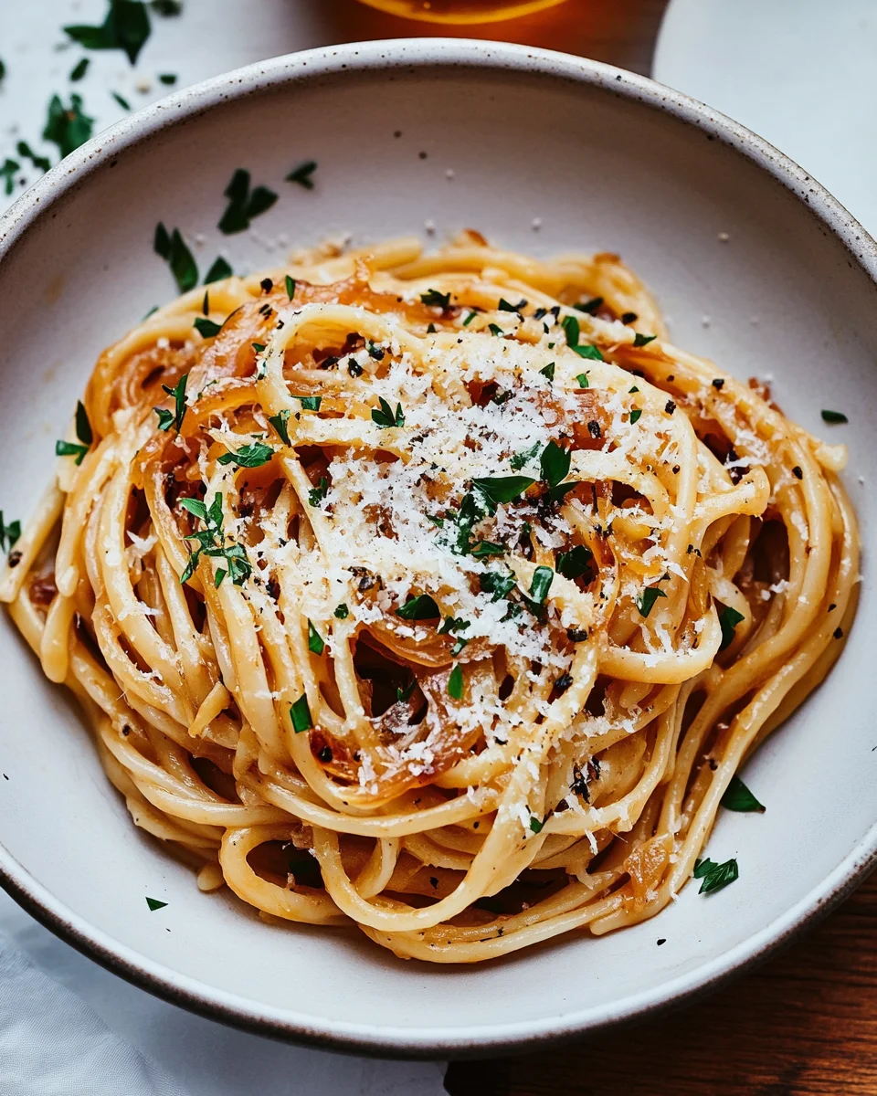 Caramelized Onion Pasta with Chili Oil: A Sweet and Spicy Flavor Bomb