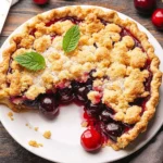 Cherry Crumble Pie