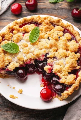 Cherry Crumble Pie