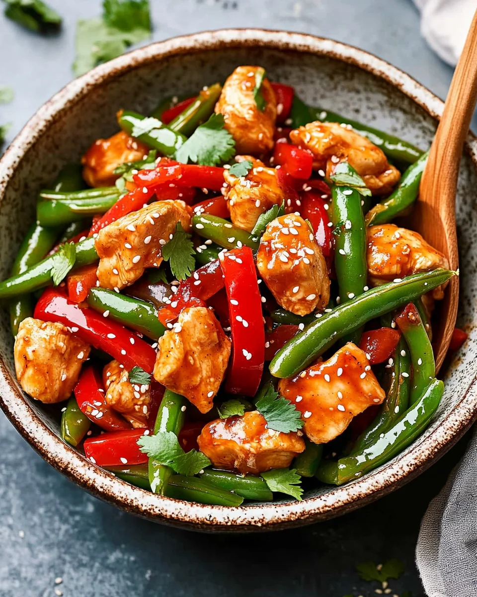 Chicken and Green Bean Stir Fry