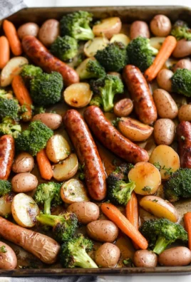 Chicken Apple Sausage Sheet Pan Dinner