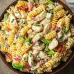 Chicken Bacon Ranch Pasta Salad