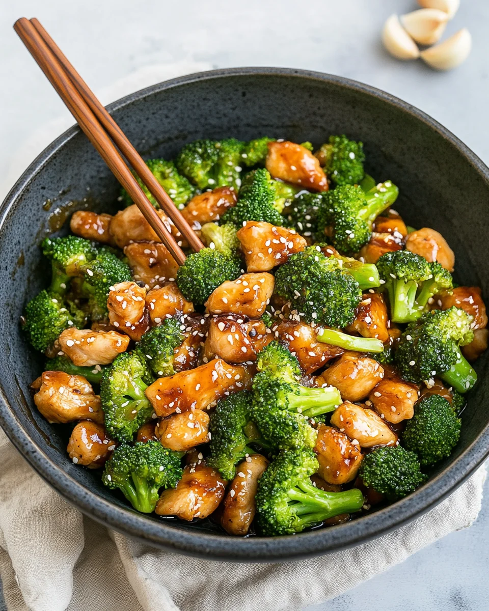 Chinese Chicken and Broccoli