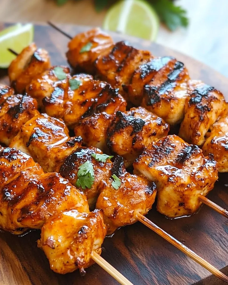 Chipotle Honey Chicken Skewers 16 Chipotle