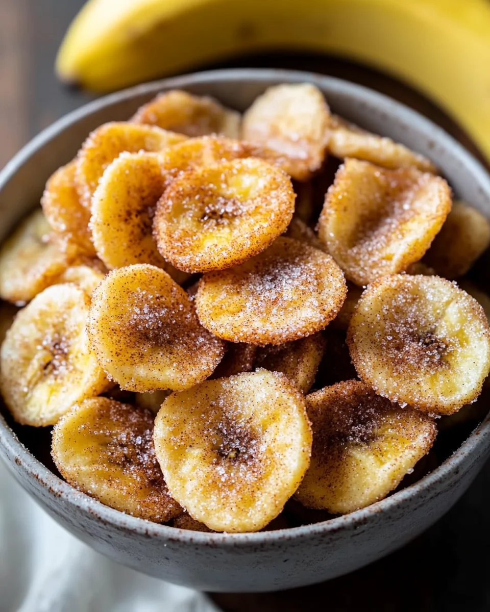 Cinnamon Sugar Air Fryer Banana Chips 18 Cinnamon Sugar Air Fryer Banana Chips