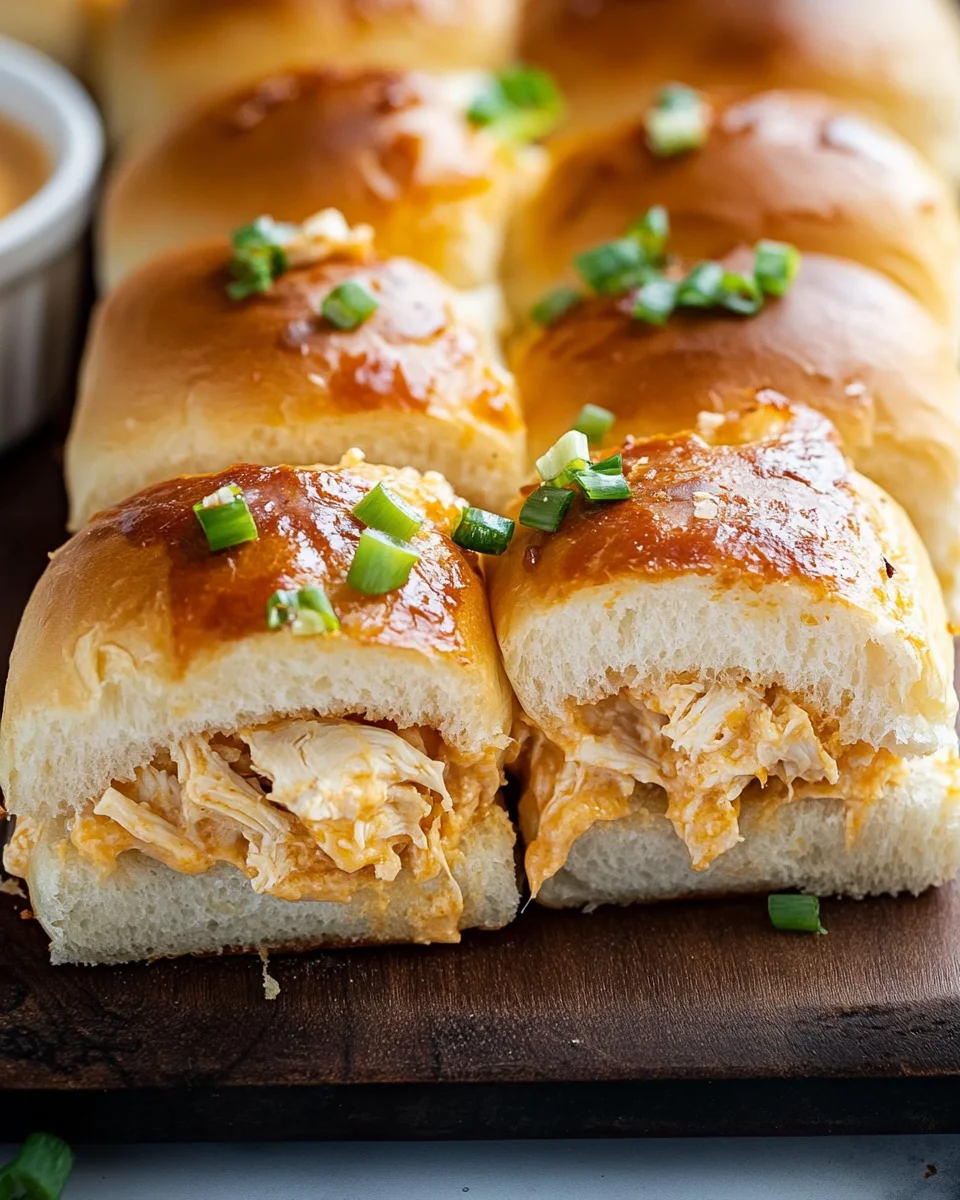 Crack Chicken Sliders on Hawaiian Rolls