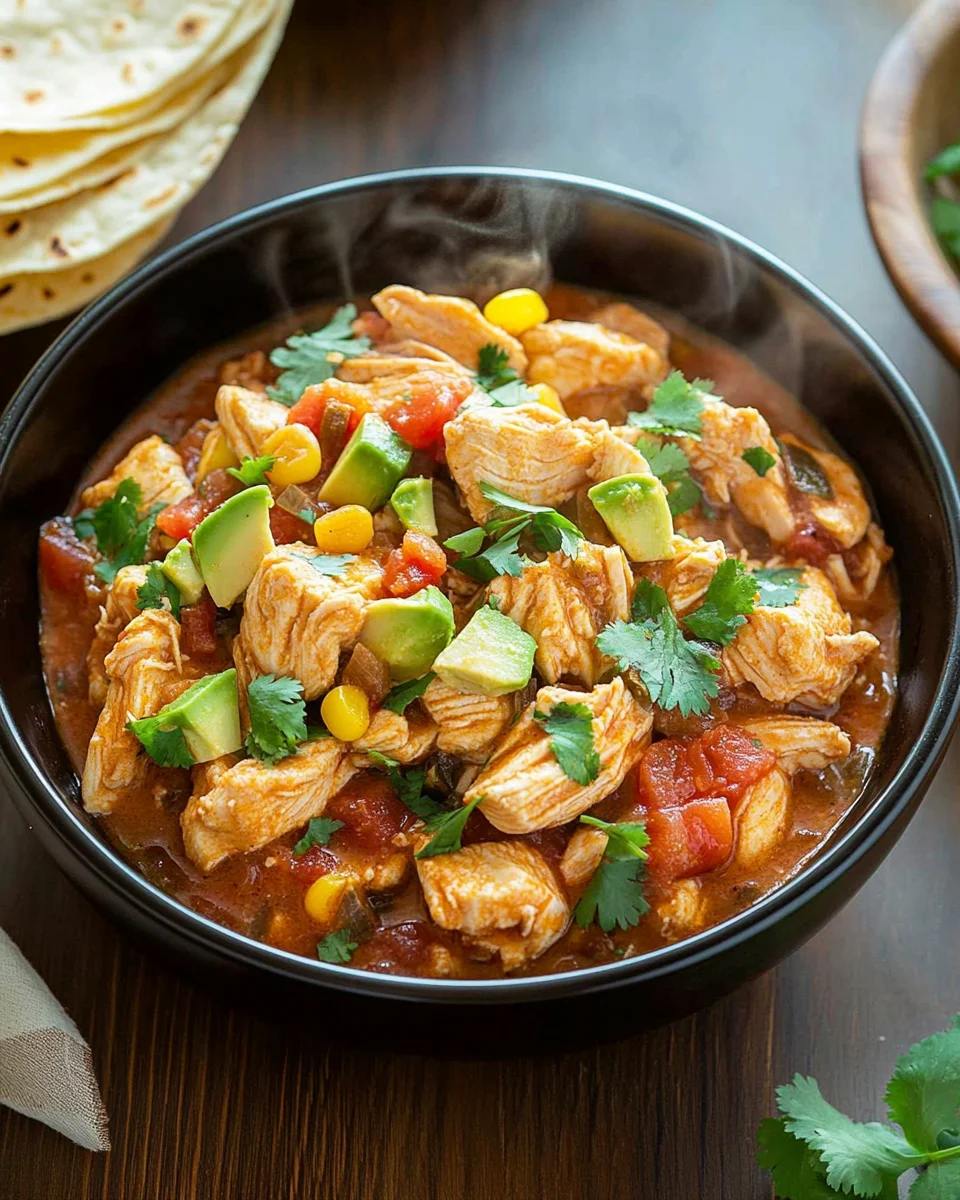Crock Pot Fiesta Chicken