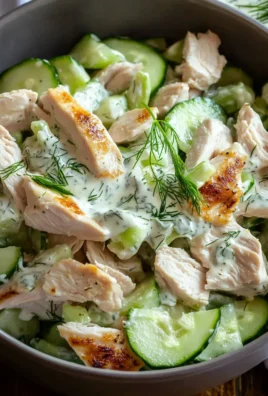 Cucumber Dill Rotisserie Chicken Salad
