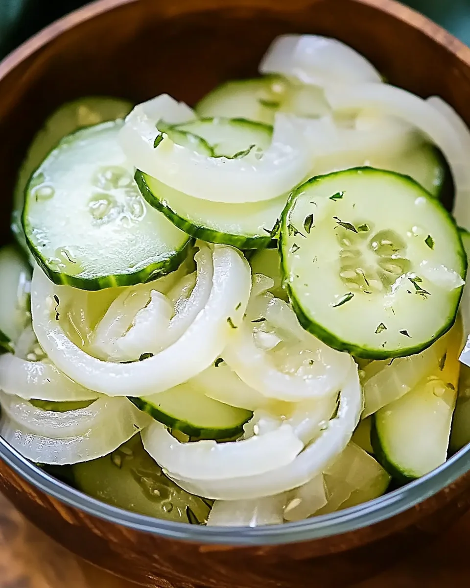 Cucumber Onion Salad Recipe 15 Cucumber