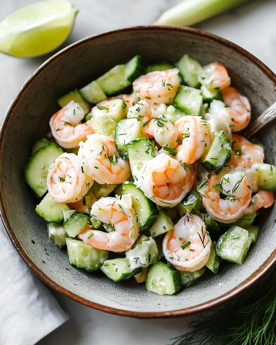 Cucumber Shrimp Salad 19 Cucumber