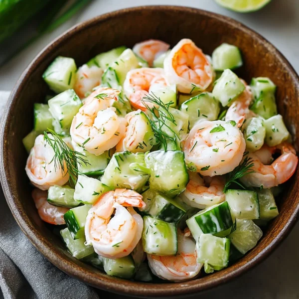 Cucumber Shrimp Salad
