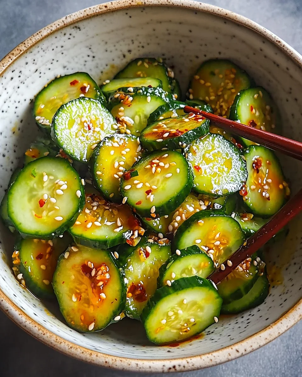 Easy Asian Cucumber Salad