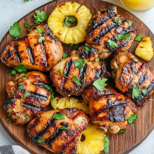 Easy Homemade Grilled Pineapple Chicken
