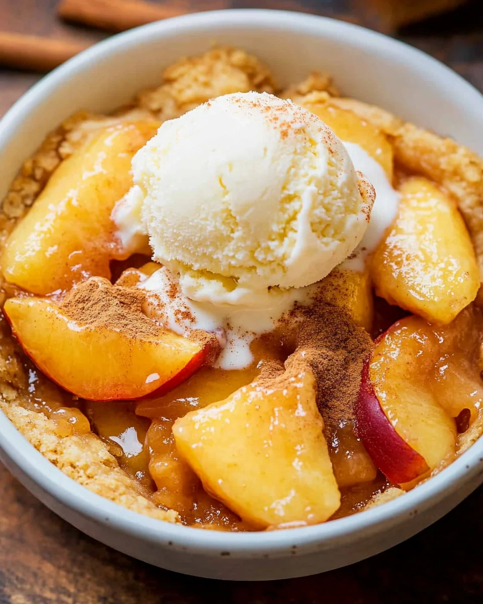 Easy Peach Cobbler 23 Easy
