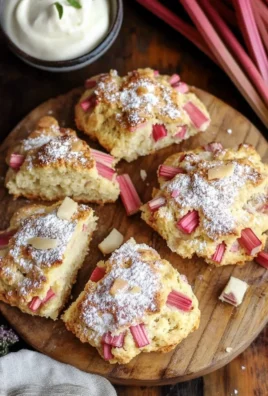 Easy Rhubarb Scones