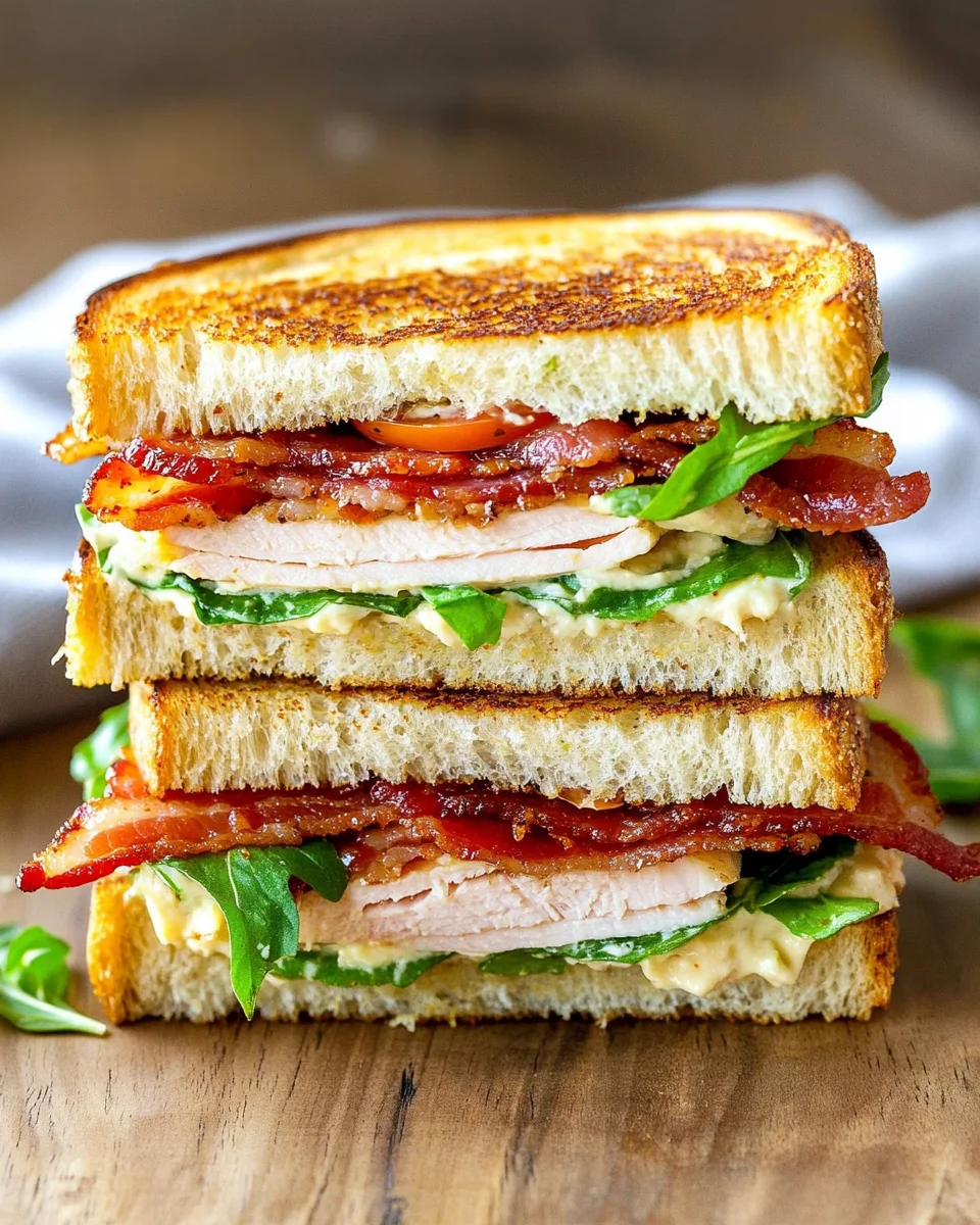 Easy Turkey Club Sandwich