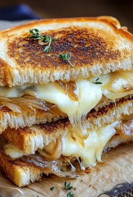French Onion Grilled Cheese Sandwich