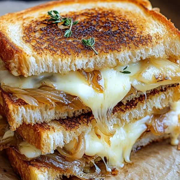 French Onion Grilled Cheese Sandwich
