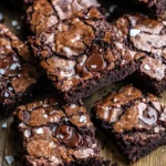 Fudgy Chewy Browkies (Brookies)
