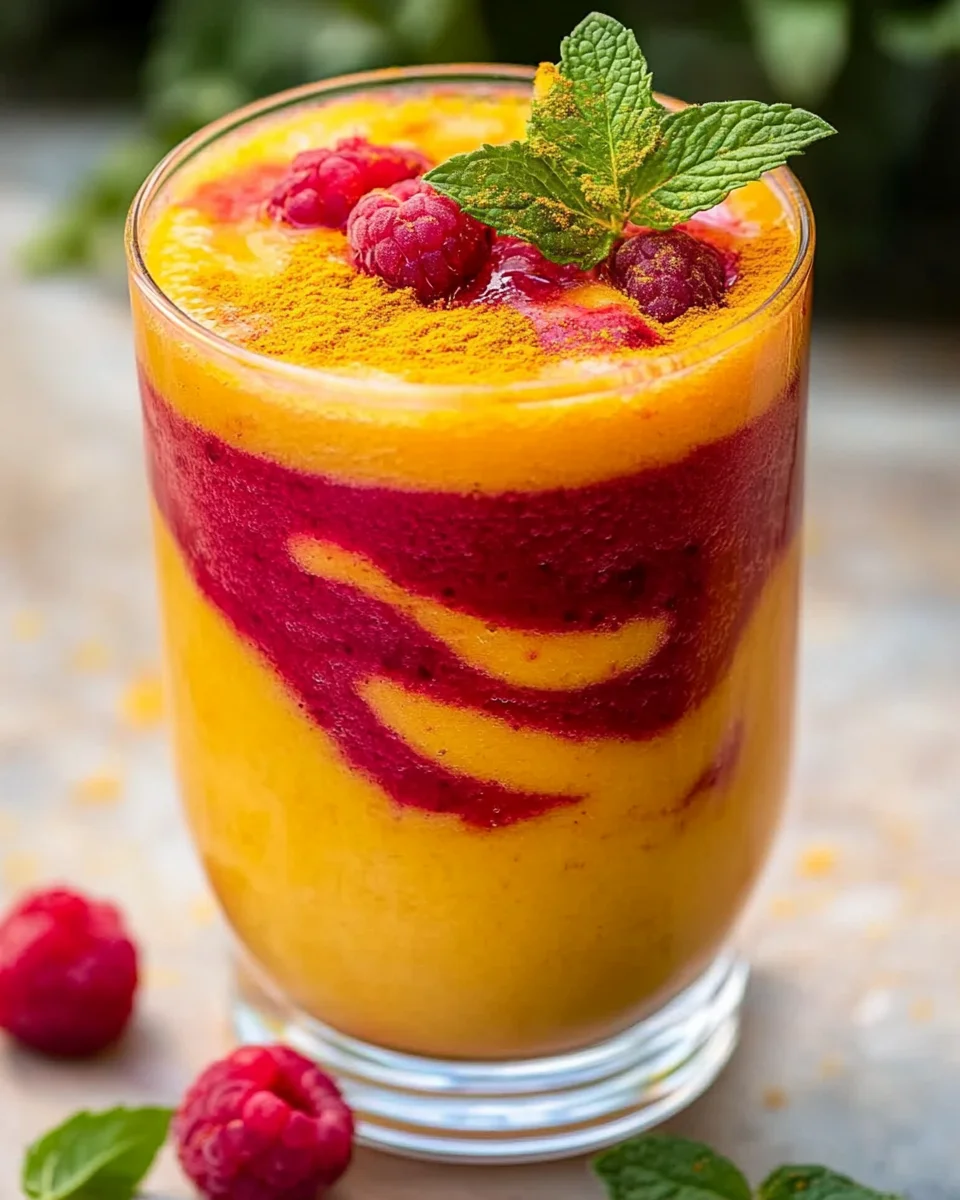 Golden Peach Sunrise Smoothie 15 Golden
