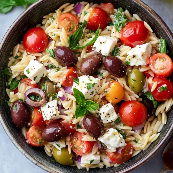 Greek Orzo Pasta Salad