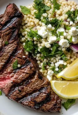 Grilled Skirt Steak with Lemon Herb Couscous Salad 25 Grilled Skirt Steak with Lemon Herb Couscous Salad
