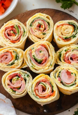 Ham And Turkey Pinwheels