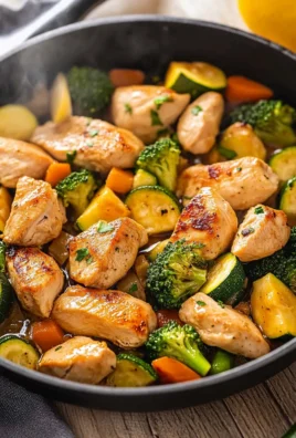 Healthy Chicken and Vegetables Skillet