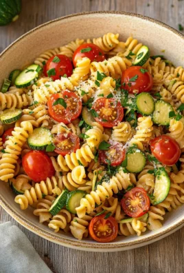 Healthy Tomato Zucchini Pasta