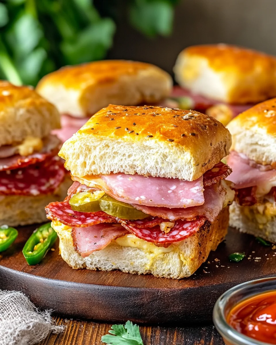 Hot Italian Sub Sliders