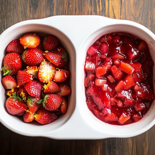 Strawberry Rhubarb Pie Filling (2 Ways: No-Cook and Easy 5 Minute Cooked Recipe)