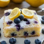 Lemon Blueberry Sheet Cake