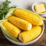 Microwave Corn on the Cob in Husk