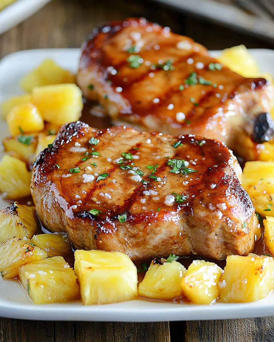 Pineapple Pork Chops Recipe