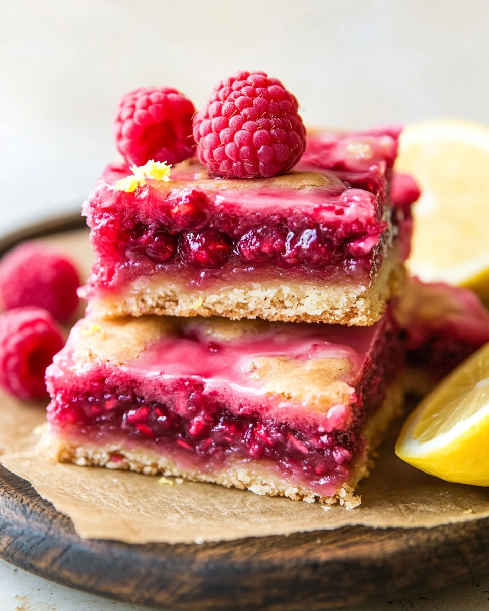 Raspberry Lemonade Bars
