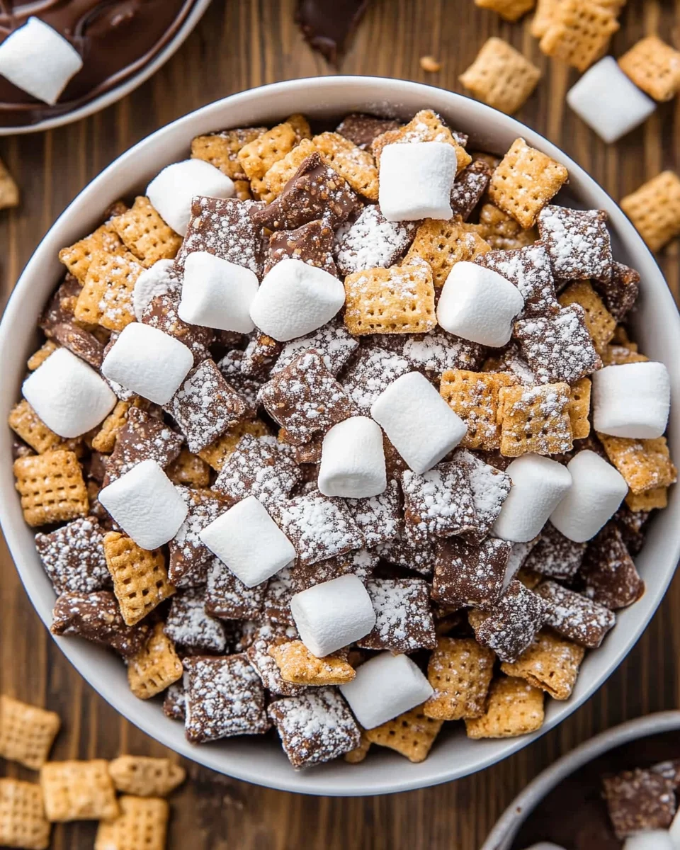 S'mores Puppy Chow 21 S'mores Puppy Chow