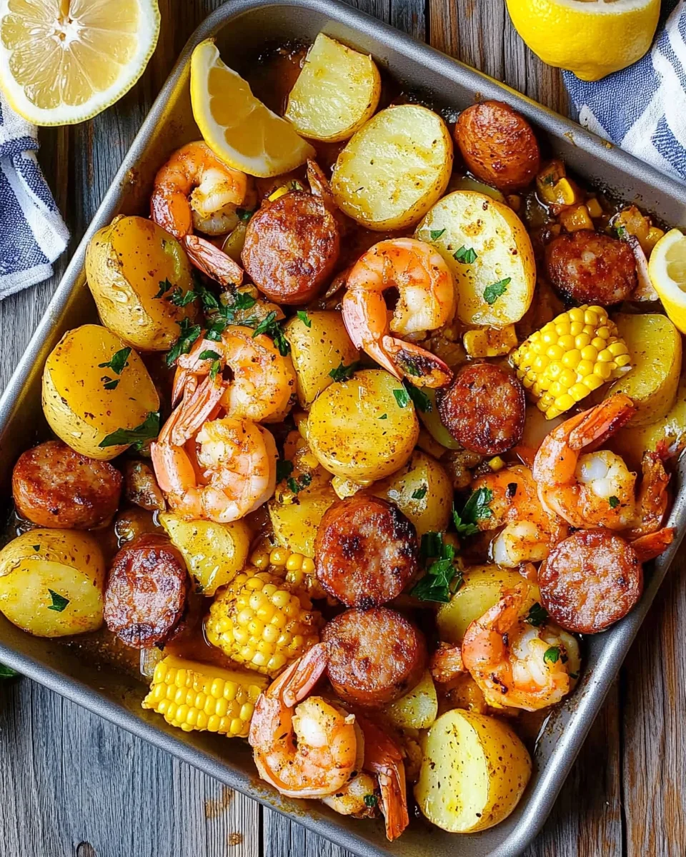 Sheet Pan Shrimp Boil