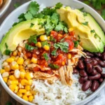 Slow Cooker Chicken Burrito Bowl
