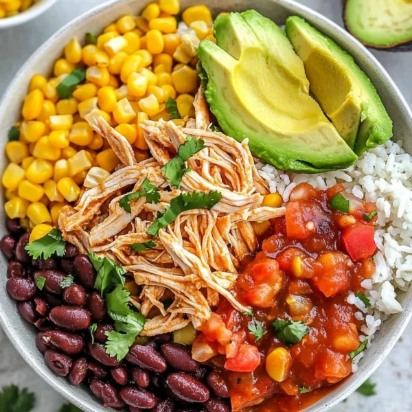 Slow Cooker Chicken Burrito Bowl